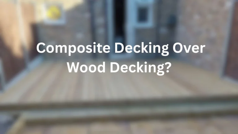 Composite Decking Over Wood Decking?